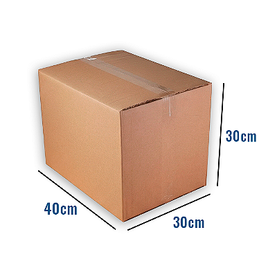 Caixa de Papelão Reforçada N26 - 40 x 30 x 30
