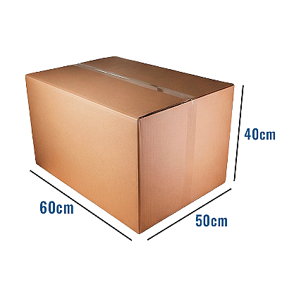 Caixa de Papelão N40 - 60 x 50 x 40