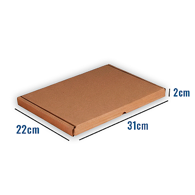 Caixa de Papelão N43 - 31 x 22 x 2