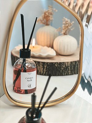 Difusor de Varetas Cereja e Avelã - 250 ml - Casinha Aromas