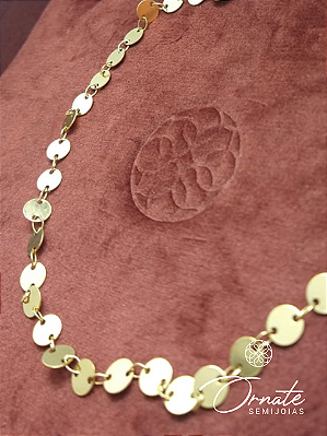 Colar Choker Medalhinha