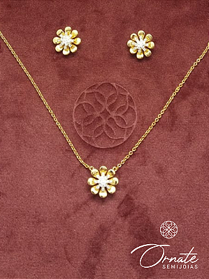 Conjunto Little Flower Shine