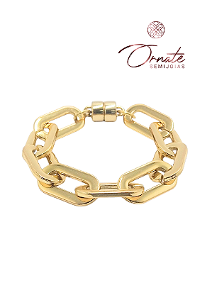 Pulseira Elos Ovais Largos