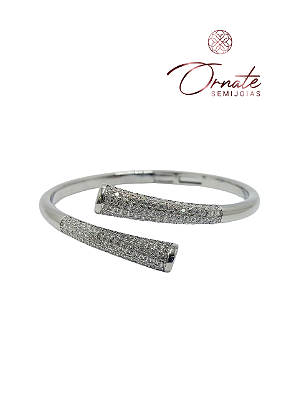 Bracelete Ponta Dupla Cravejado