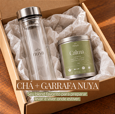 cha + garrafa
