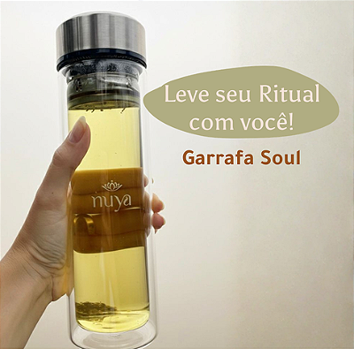 Soul | Garrafa Térmica em Vidro com Infusor 450ml