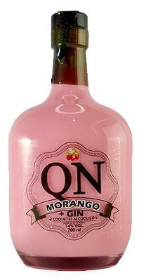 Licor Creamy Morango + Gin 700ml - QN Gin