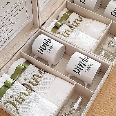 Caixa Convite Luxo Batismo