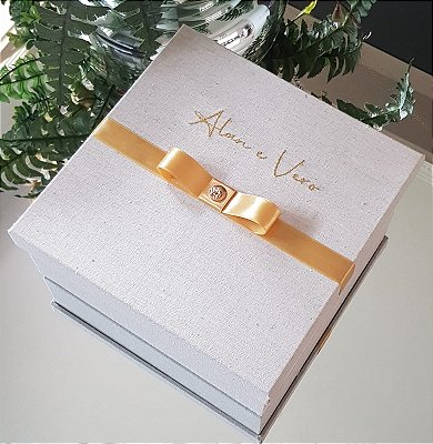 Caixa Convite Luxo Batismo