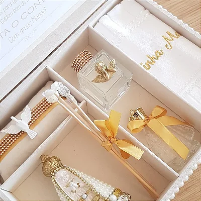 Caixa Convite Batismo Luxo