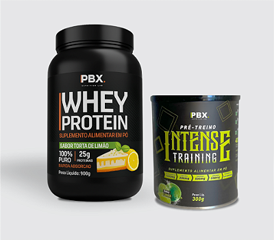 WHEY PROTEIN TORTA DE LIMÃO + INTENSE LIMÃO