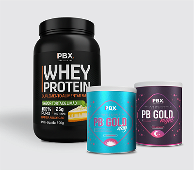 WHEY PROTEIN TORTA DE LIMÃO + PB DAY + PB NIGHT