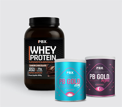 WHEY PROTEIN CHOCOLATE + PB DAY + PB NIGHT
