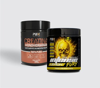 COMBO CREATINA + INTENSE FURY LEMON