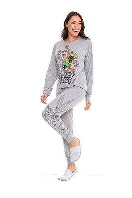 Pijama Looney Tunes Feminino