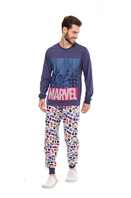 Pijama Masculino Da Marvel