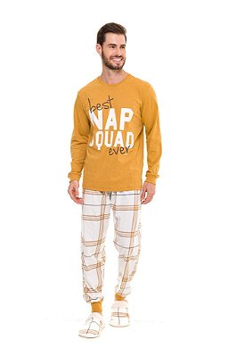 PIJAMA masculINO BEST NAP SQUAD EVER