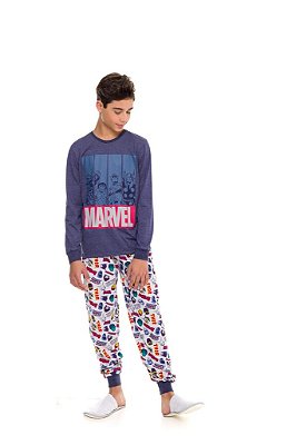 Pijama De menino da marvel