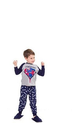 Pijama Infantil Do Super-Man
