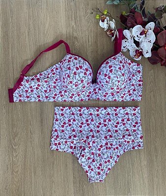 Conjunto de lingerie plus sizes