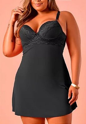 Camisola Ritati Plus Size Liganete Renda