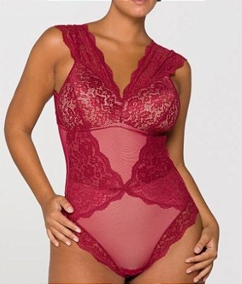 Body em Tule com Renda Plus
