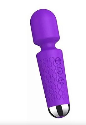 Varita mágica You Vibe Pocket 20 Vibrations, color morado en forma de U Varita mágica You Vibe Pocket 20 Vibrations, color morado en forma de U