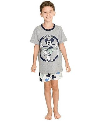 PIJAMA DO MICKEY MOUSE MANGA CURTA