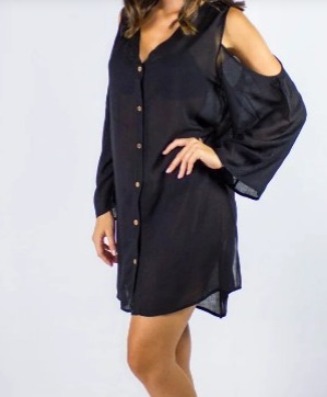 SAÍDA DE PRAIA DE ALFAIATARIA COM ABERTURA NO OMBRO