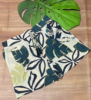 shorts de praia com bolso