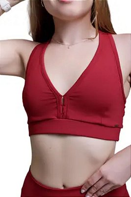 Top Fitness Nadador de Alta Compressão Sport Decote V