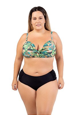 Conjunto Biquíni Top Sutiã com Calcinha Hot Alta Plus Size