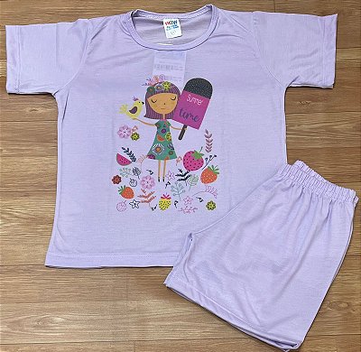 PIJAMA INFANTIL DE VERÃO DE MANGA