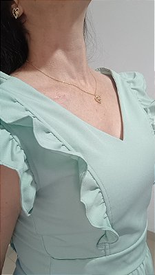 Vestido longo alfaiataria