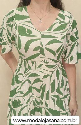 Vestido evasê viscolaycra