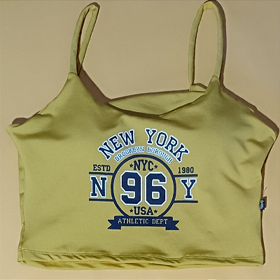 DUPLICADO - Cropped Ana   mostarda, tamanho M