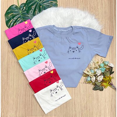 t shirt cropped tamanho M