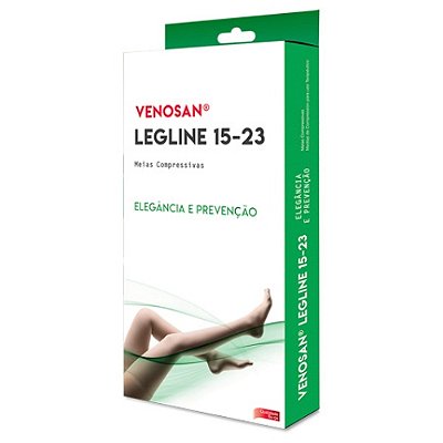 MEIA COMPRESS 15-23 MEIA CALÇA VENOSAN LEGLINE PE ABERTO
