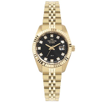 Relógio Technos Feminino Riviera Dourado