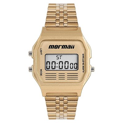 Relógio Mormaii Feminino Vintage Dourado