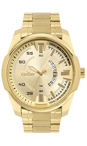 Relógio Condor Masculino Speed Dourado