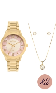 Kit Condor Feminino Elegante Dourado