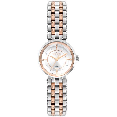 Relógio Technos Feminino Mini Bicolor