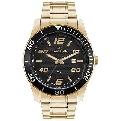 Relógio Technos Masculino Racer Dourado