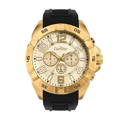 Relógio Condor Masculino Civic Dourado