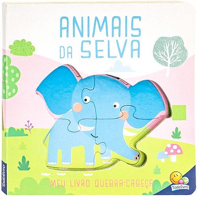 Meu Livro Quebra-Cabeça: Animais Da Selva