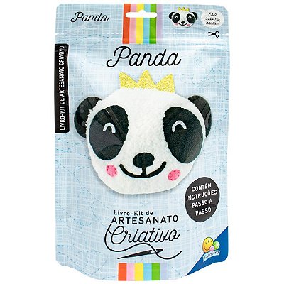 Livro-Kit De Artesanato Criativo: Panda