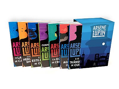 Lupin I - Box Com 7 Livros Com Marcador De Páginas-..