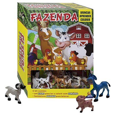 Brincar-Aprender-colorir II: Fazenda
