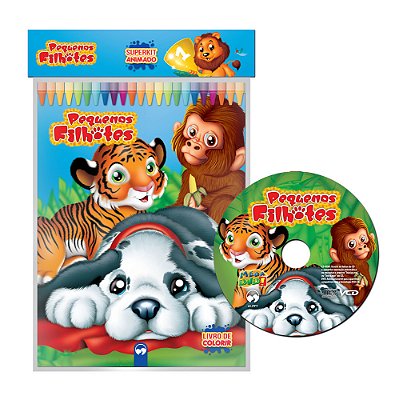 Pequenos Filhotes Superkit Animado-..